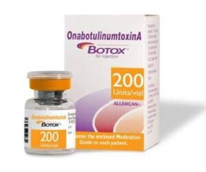 Botox 200IU injection for wrinkles, fine lines and facial rejuvenation.