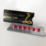 Cobra 200mg Sildenafil tablet for erectile dysfunction treatment in men
