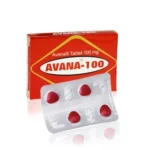 Avanafil 100mg tablets for erectile dysfunction treatment showing avanafil tablets 100mg price online.