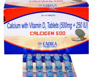 Calcigen 500mg Tablets calcium supplements for weak bones and bone strength support