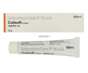 Cutisoft Cream 1% 10gm rash anti itch cream for skin irritation, redness and itching relief