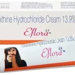 Eflora Cream 15gm for facial hair in female and unwanted facial hair reduction.