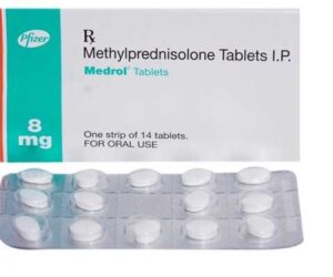 Methylprednisolone 8mg rheumatoid arthritis medication for inflammation, joint pain and swelling