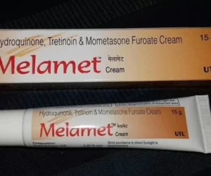 Melamet Cream 15gm for melasma, dark spots and skin pigmentation treatment.