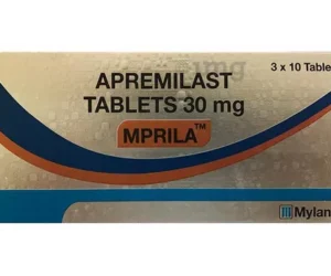 Apremilast 30mg tablets for psoriasis and psoriatic arthritis treatment.